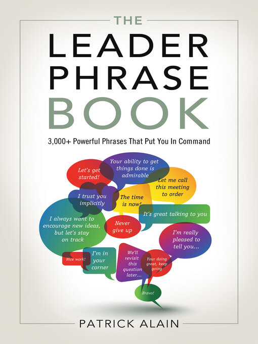 Title details for The Leader Phrase Book by Patrick Alain - Available
